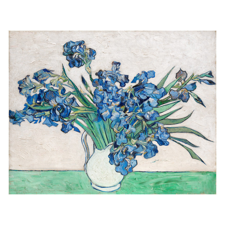Loopy Impressions Van Gogh's Irises in Vase